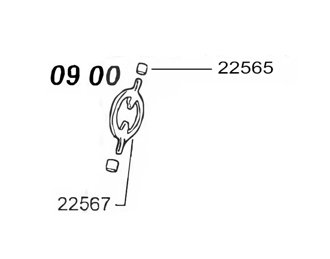 AbuP 22565 SKU-22565 Brake Block Weight Sold per each