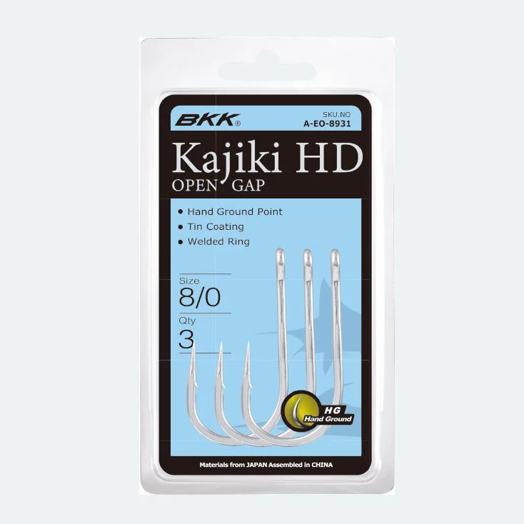 BKK Kajiki Heavy Duty Trolling Hook - Open Gap