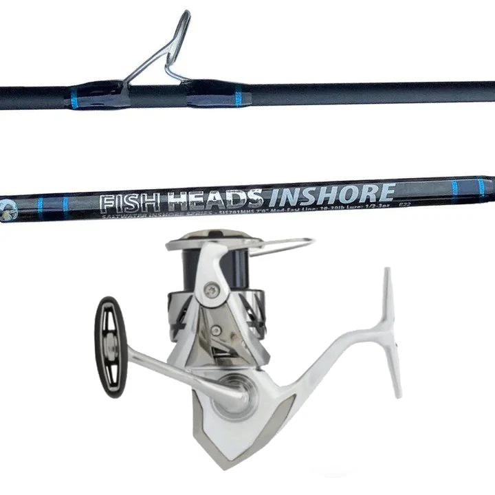 Fish Heads 7' Inshore Rod & Shimano Stradic FM Reel Combo