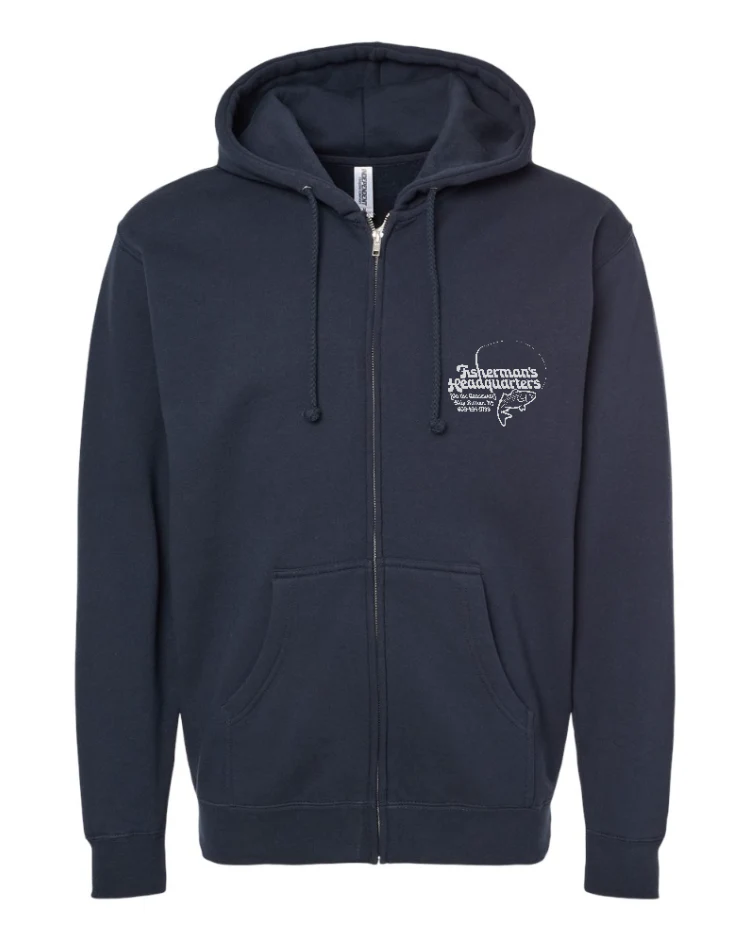 Fish Heads One Last Cast Full Zip Hoodies - Image 2