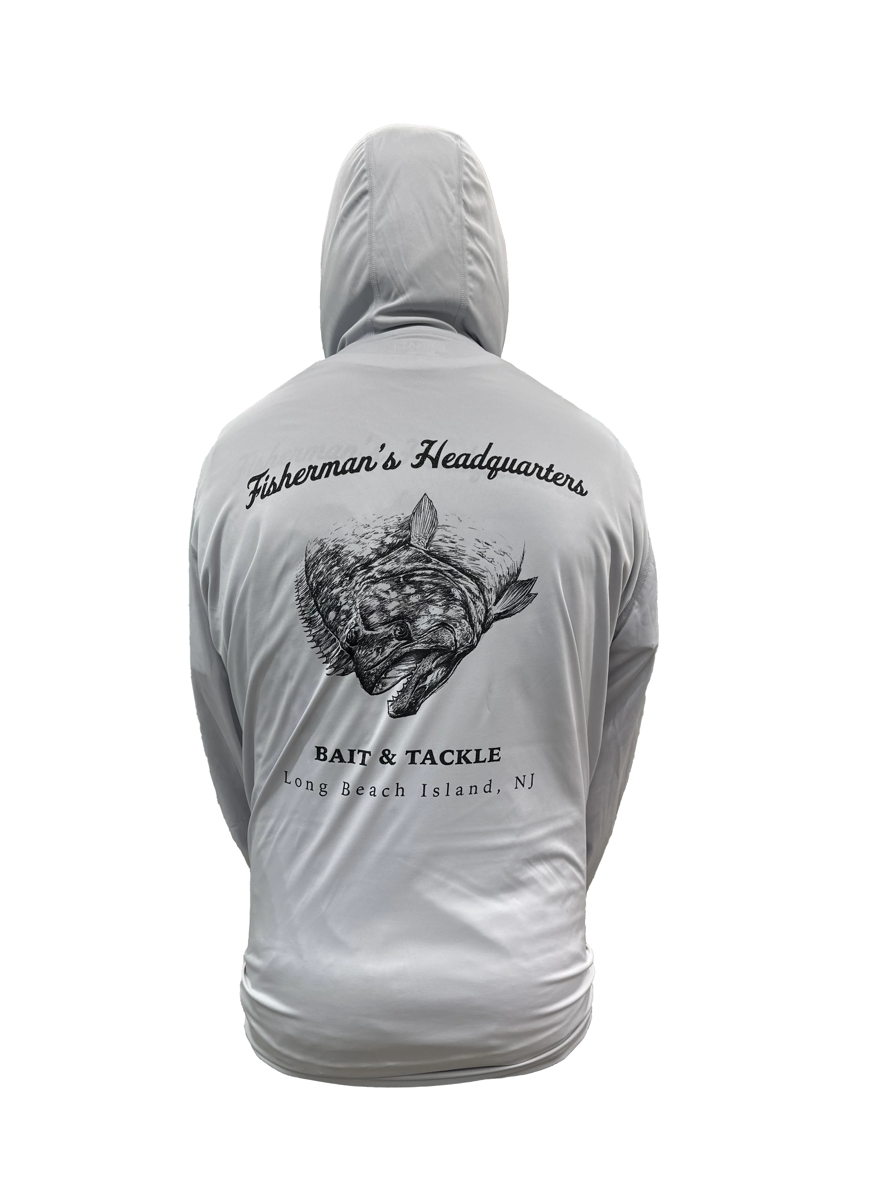 Fish Heads Performance Long Sleeve Hooded Fluke Shirt