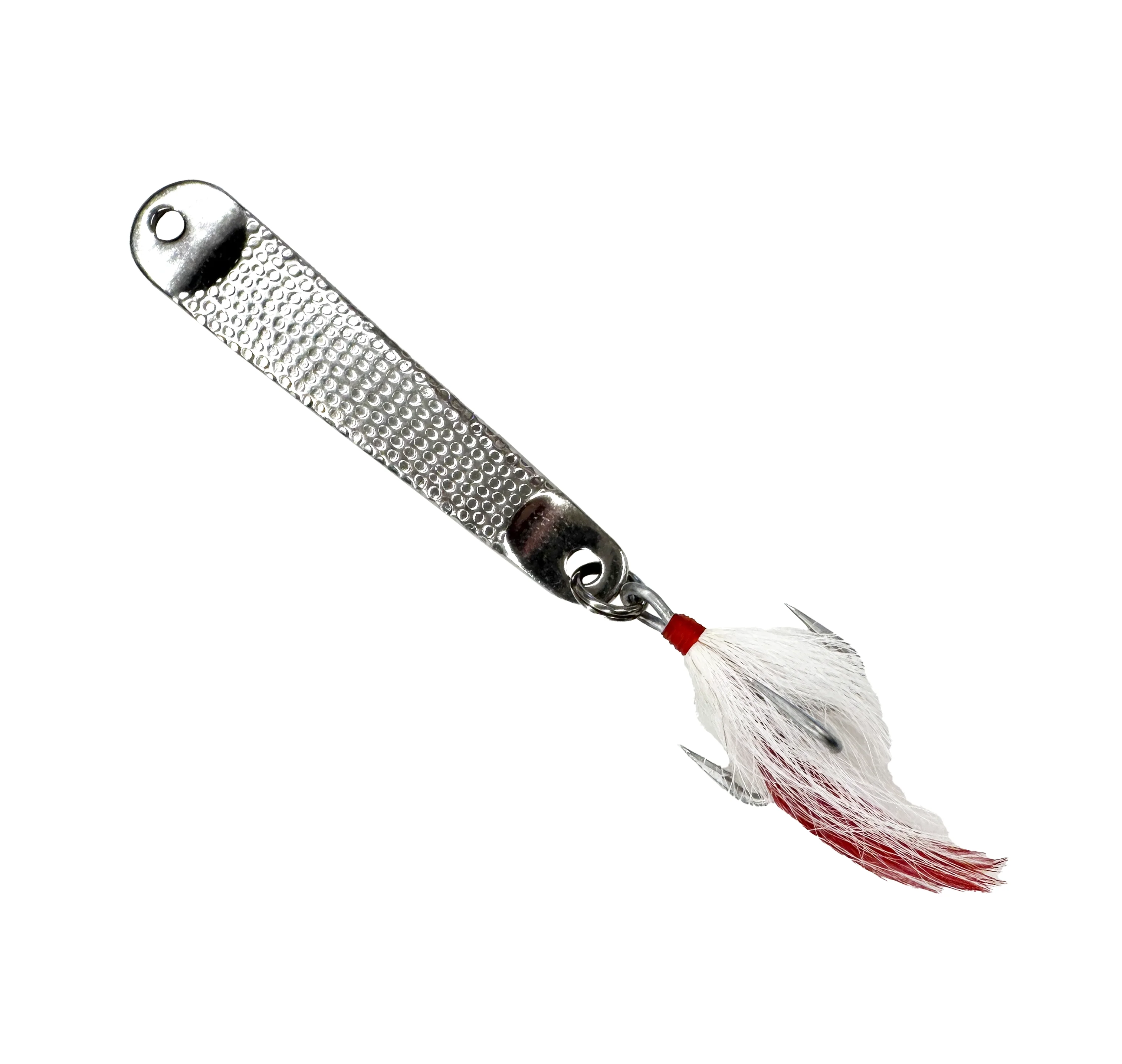 Hopkins No=EQL Hammered w/ Bucktail Treble Hook