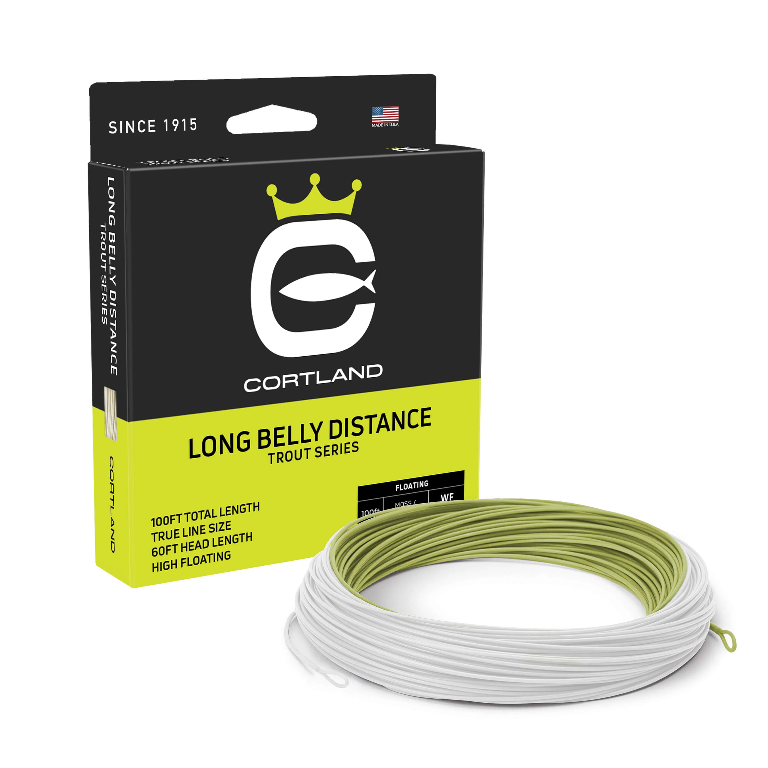 Long Belly Distance Olive / White