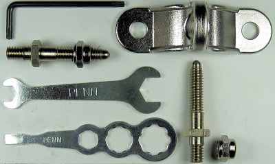Penn Part 033C130ST Sku#1182777 Metal Clamp, Studs, Nuts and Wrenches